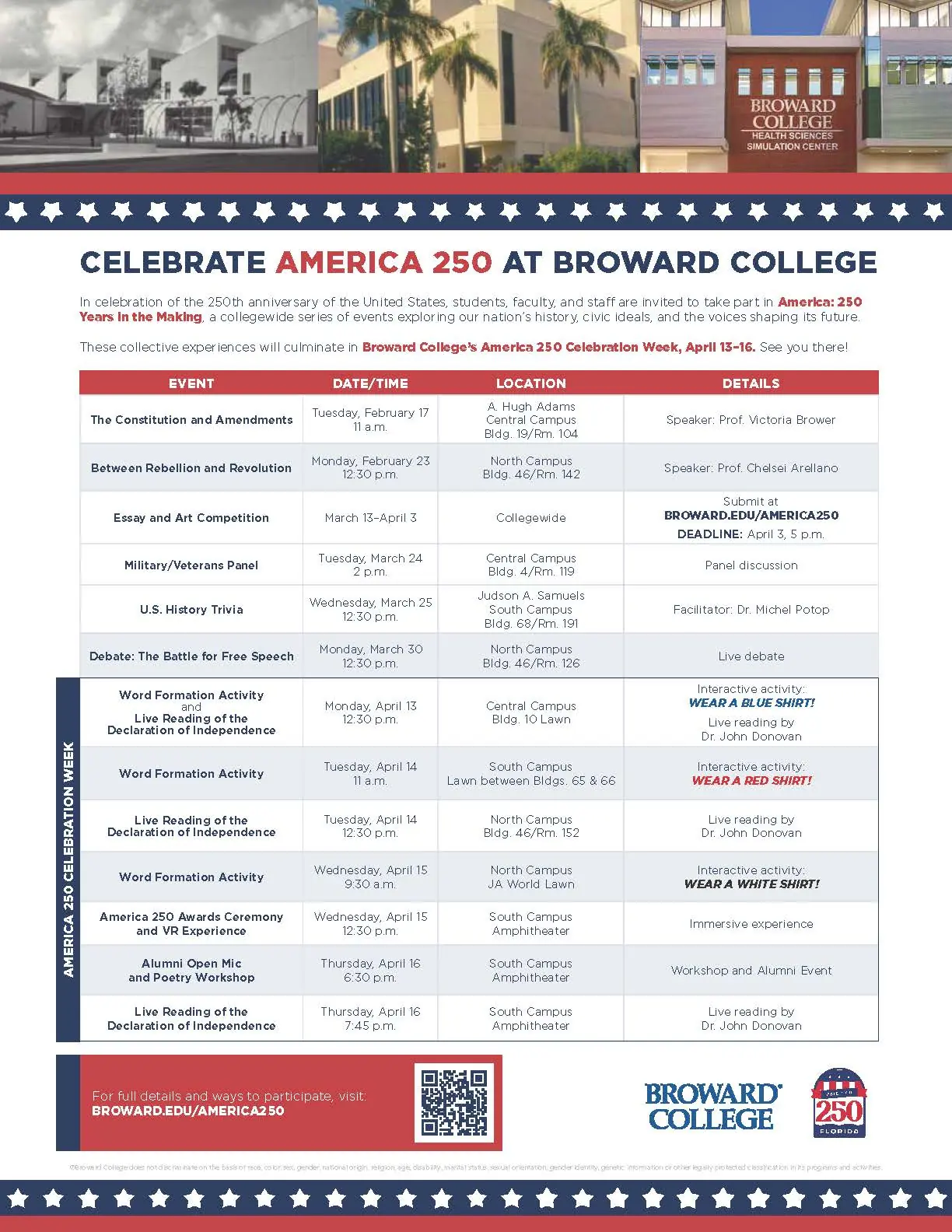 america 250 calendar of events