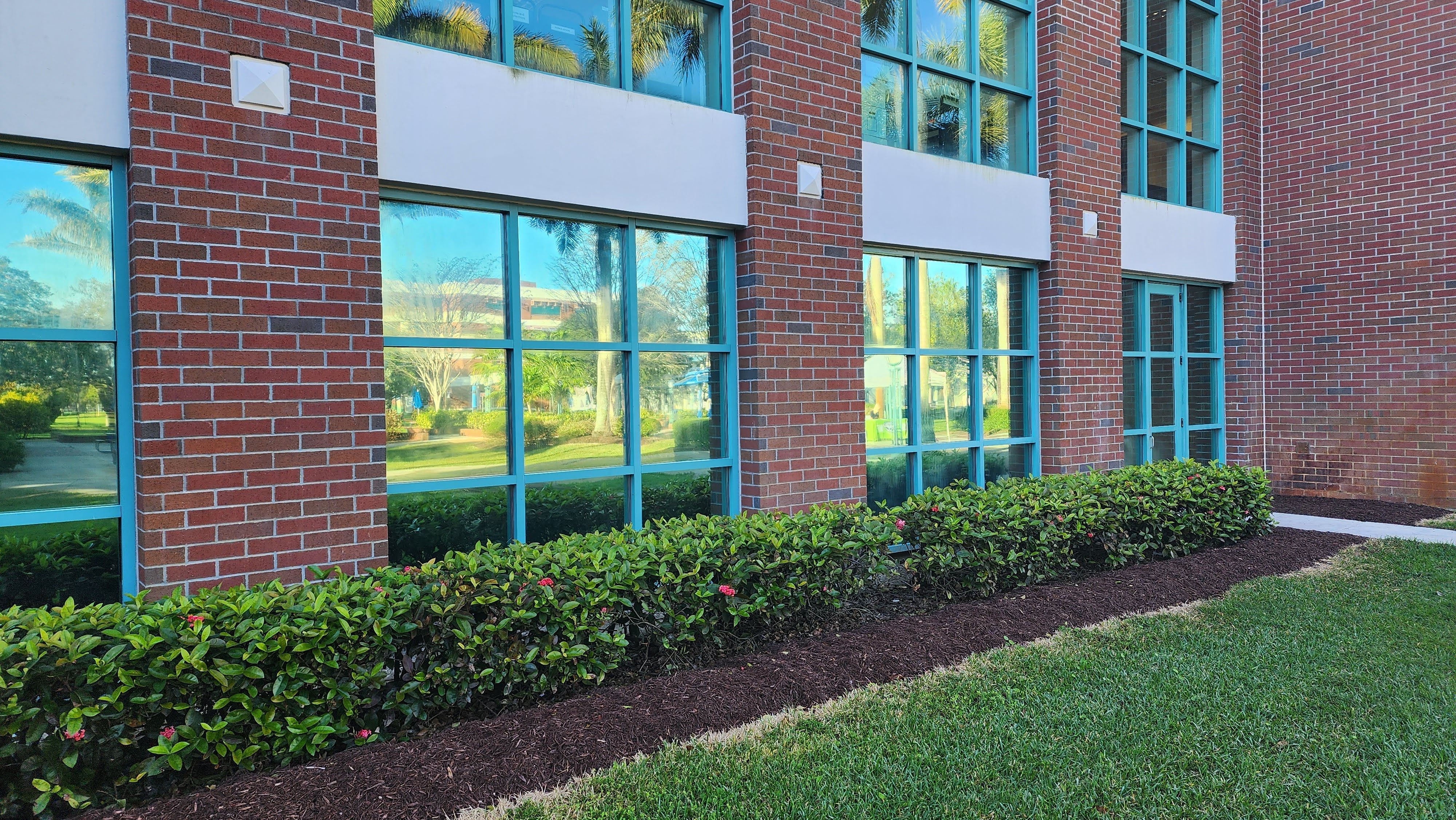 central campus library building