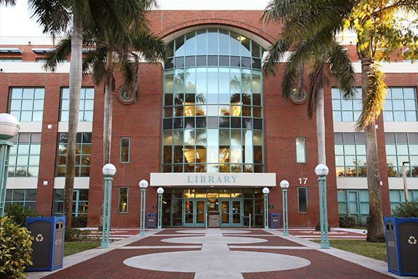 central campus library; building 17