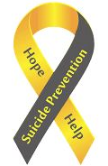 Suicide prevention ribbon