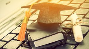 Grad Cap and Book