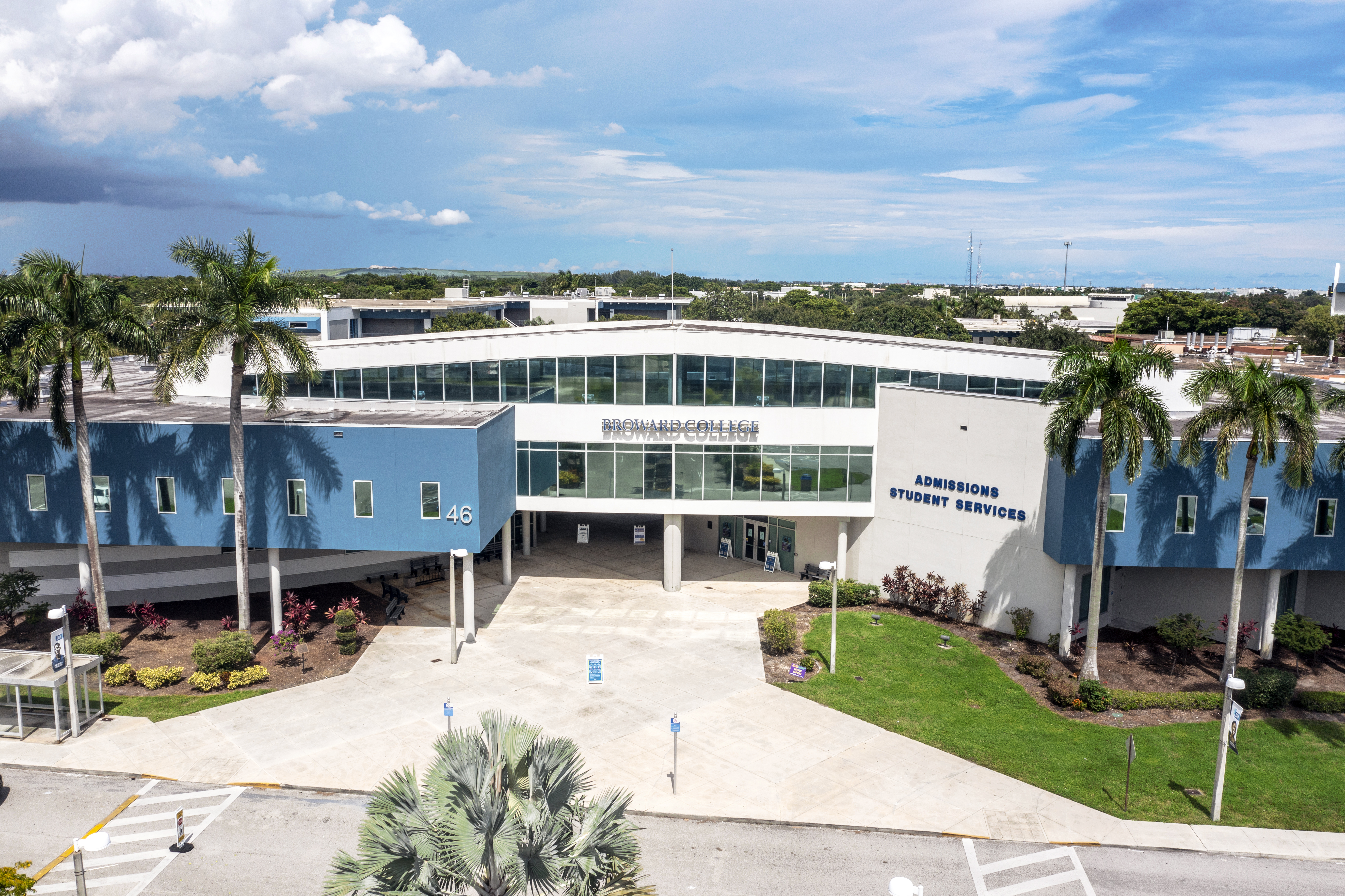 Image of the north campus building 46
