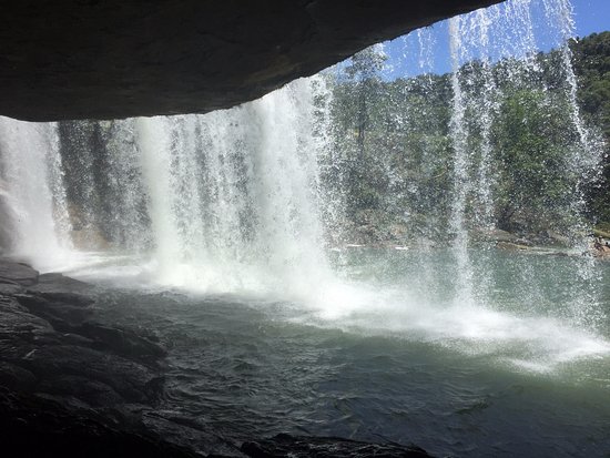 Cave Behind a Waterfall